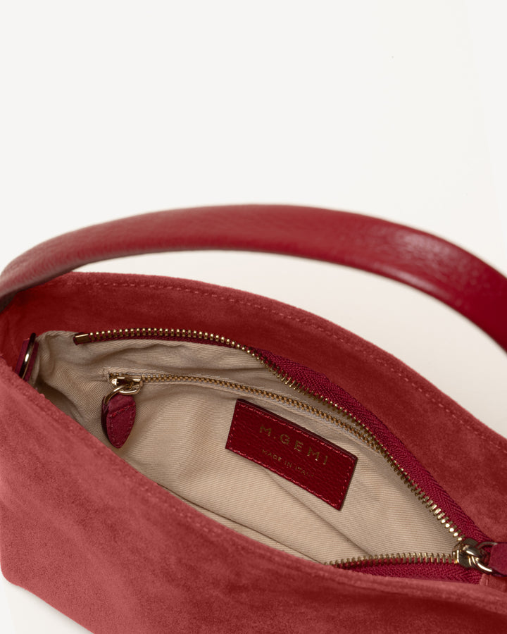 The Attilia - Ruby Red - Suede - M.Gemi