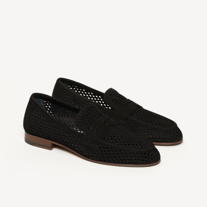 The Sacca Donna Lattice - Black - Suede - M.Gemi