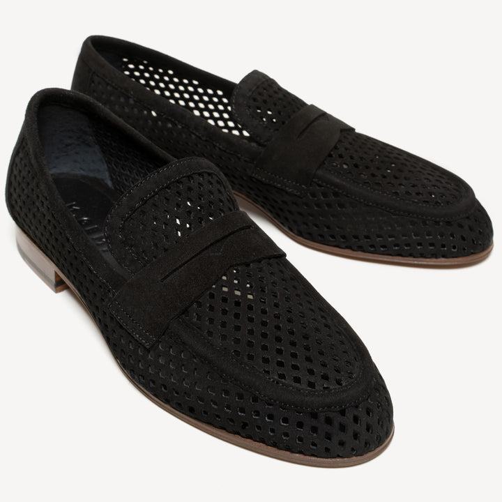 The Sacca Donna Lattice - Black - Suede - M.Gemi display picture 1
