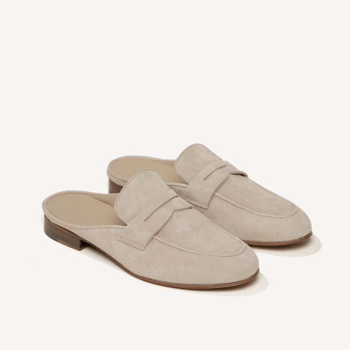 The Sacca Donna Mule - Light Beige - Suede - M.Gemi