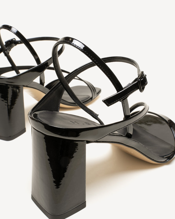 CARMINAカルミナ947ショートウイングCOSTITX黒5 The Corinna - Black - Patent - M.Gemi