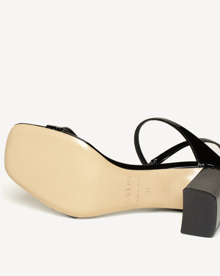 The Corinna - Black - Patent - M.Gemi