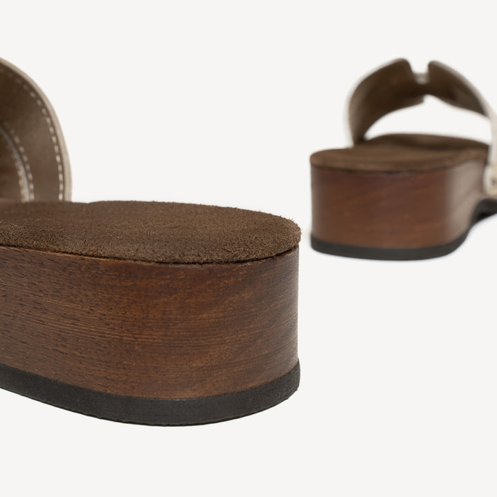The Cosima - Champagne - Metallic - Leather - M.Gemi