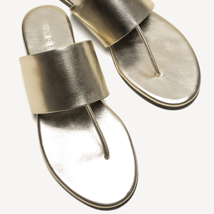 The Michela - Champagne - Metallic Nappa - M.Gemi