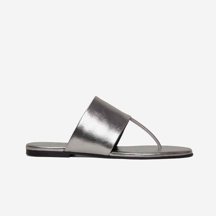 gunmetal grey dress sandals Jeweled Juniper Gunmetal Sandal 40