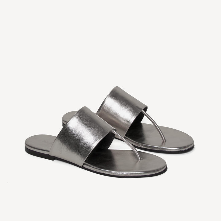 The Michela - Gunmetal - Metallic Nappa - M.Gemi