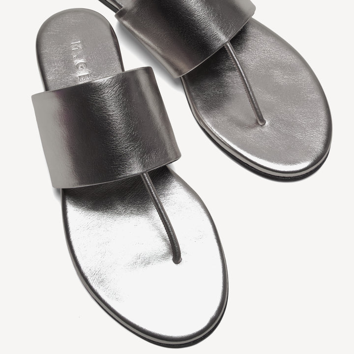 The Michela - Gunmetal - Metallic Nappa - M.Gemi
