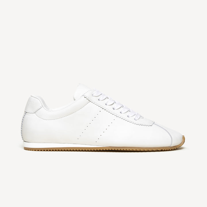 The Morena - White - Tumbled Leather - M.Gemi