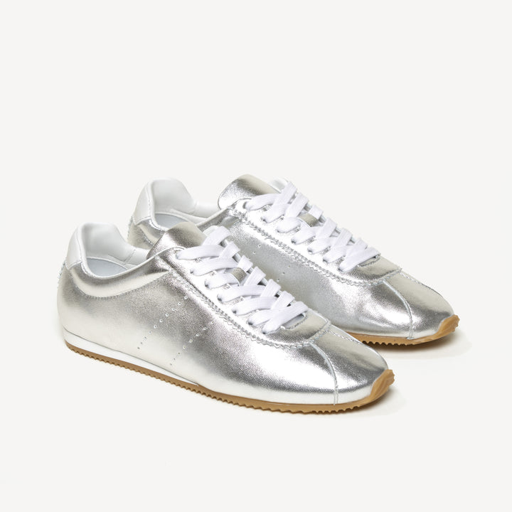 The Morena - Silver - Metallic Leather - M.Gemi