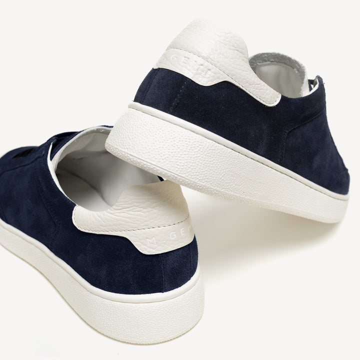 The Alessandro - Midnight Blue - Suede with Leather - M.Gemi The Alessandro - Midnight Blue - Suede with Leather - M.Gemi