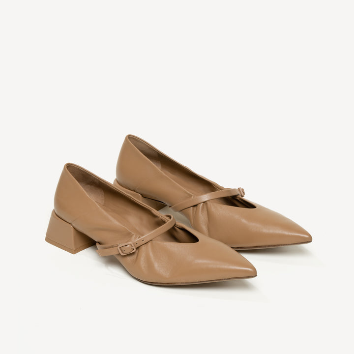 The Loriana 35MM - Light Tan - Nappa
