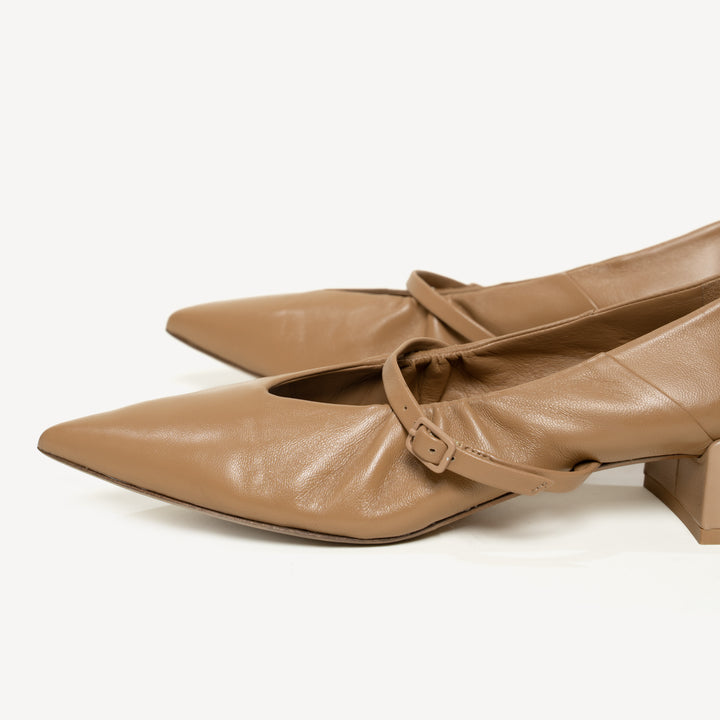 The Loriana 35MM - Light Tan - Nappa - M.Gemi
