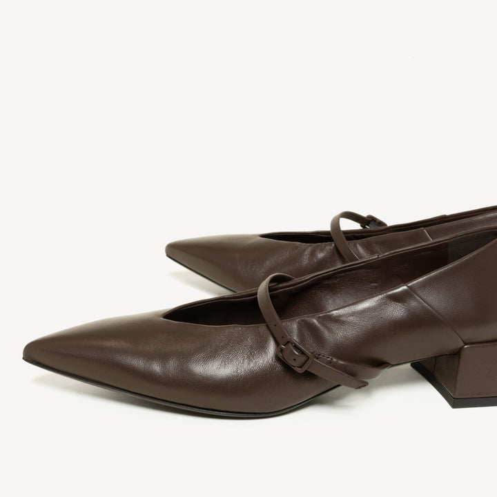 The Loriana 35MM - Chocolate - Nappa - M.Gemi