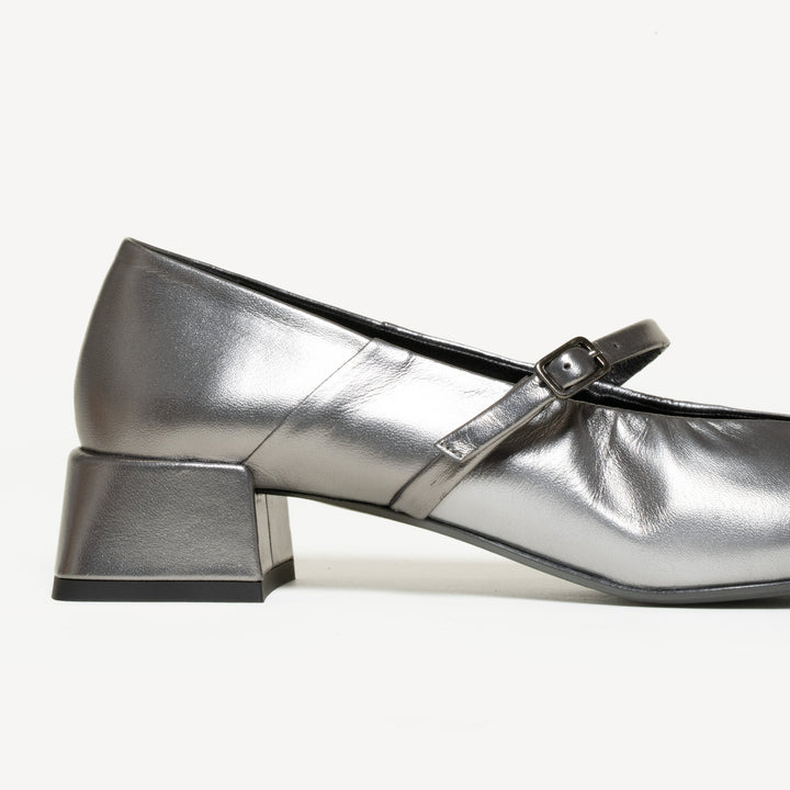 gun metal dress shoes M. Gemi Loriana 35mm Mary Jane
