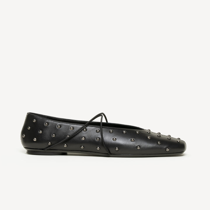 The Una - Black Nappa with Studs - M.Gemi display picture 3