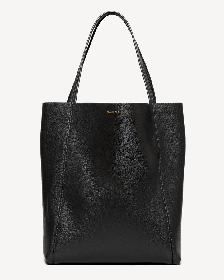 The Lola Tote - Black - Leather - M.Gemi