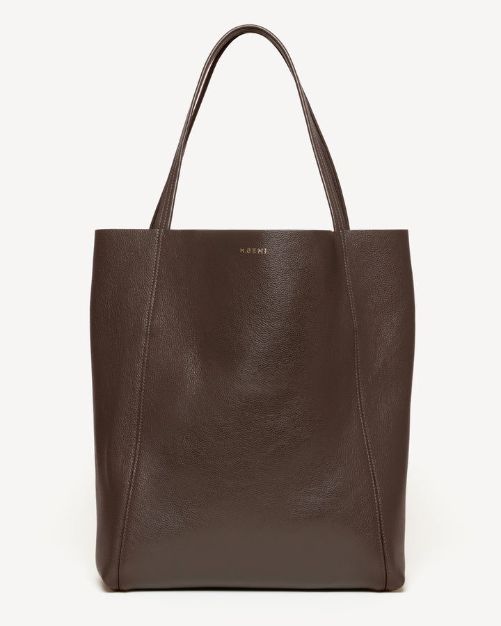 The Lola Tote - Espresso - Leather - M.Gemi
