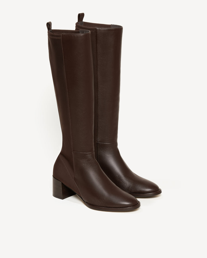 The Denise - Chocolate - Leather - M.Gemi