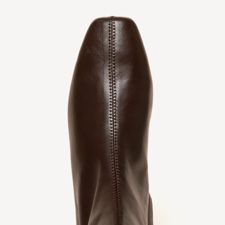 The Una Bootie - Chocolate - Nappa - M.Gemi