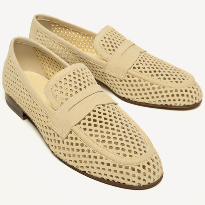 The Sacca Donna Lattice - Butter - Suede - M.Gemi