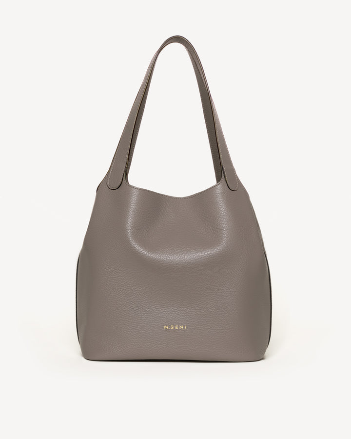The Rigoletta - Mushroom - Tumbled Leather - M.Gemi