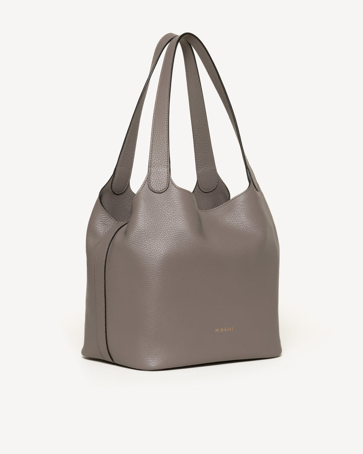 The Rigoletta - Mushroom - Tumbled Leather - M.Gemi