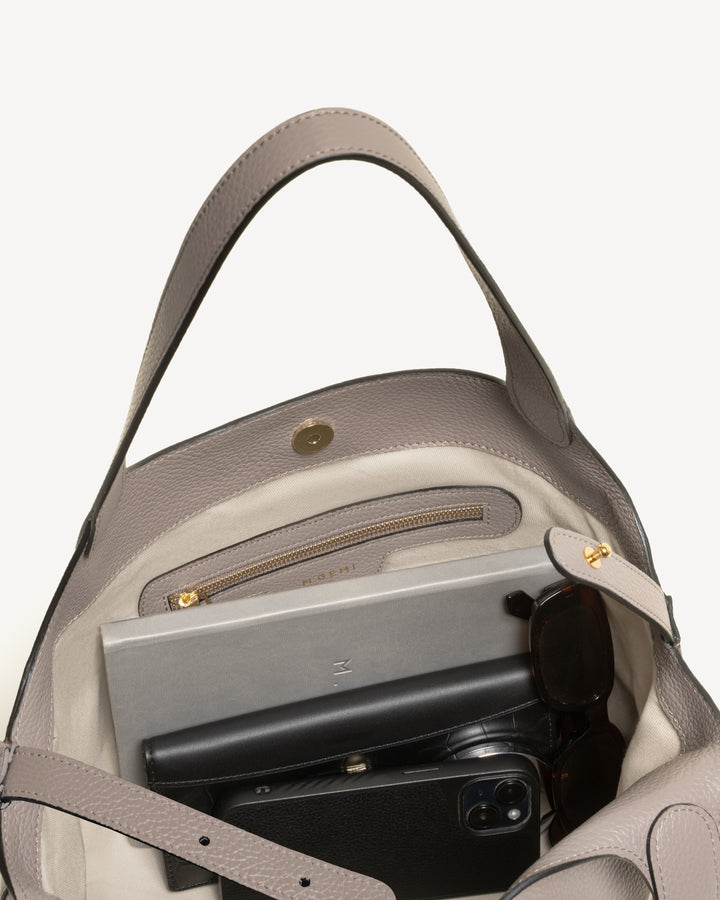 The Rigoletta - Mushroom - Tumbled Leather - M.Gemi