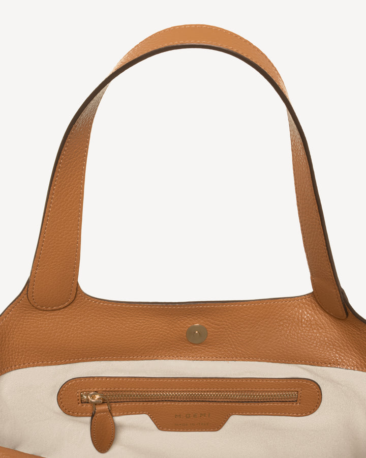 The Rigoletta - Tan - Tumbled Leather - M.Gemi