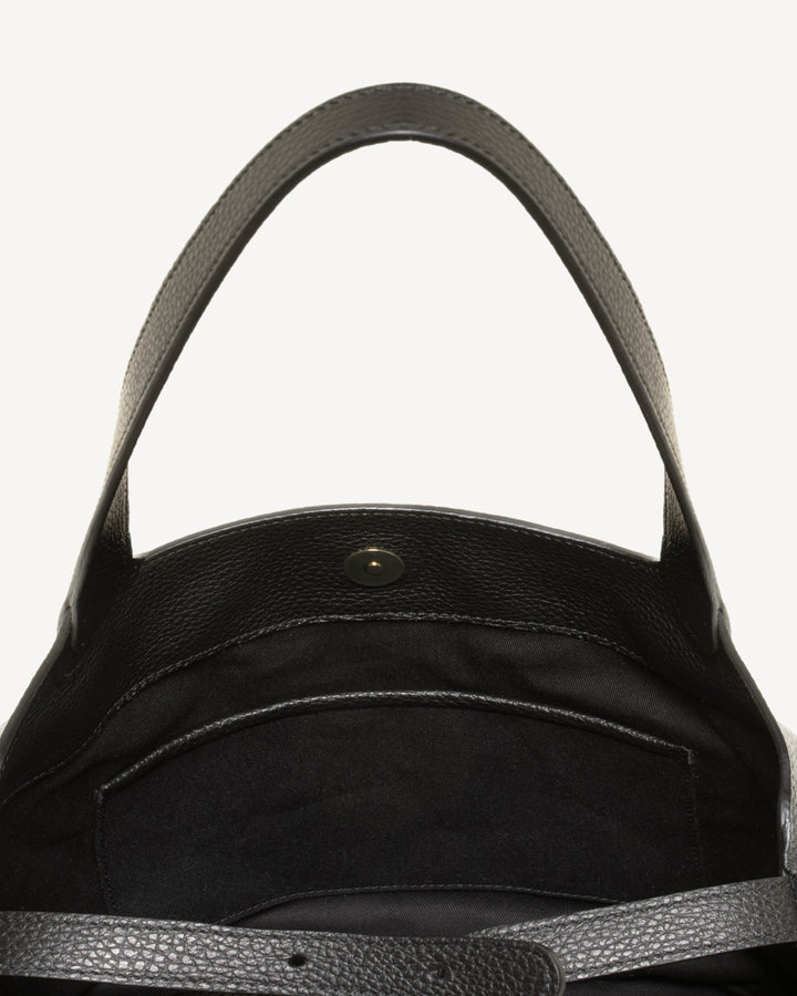 The Rigoletta - Black - Tumbled Leather - M.Gemi