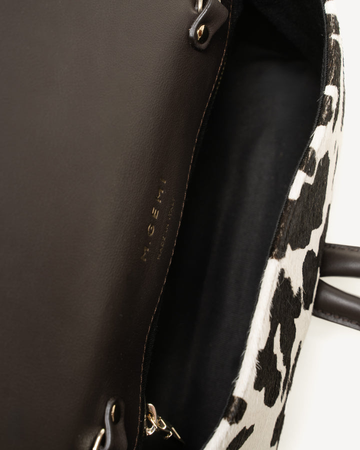 The Francesca Convertible Crossbody - Leopard Print - Suede - M.Gemi