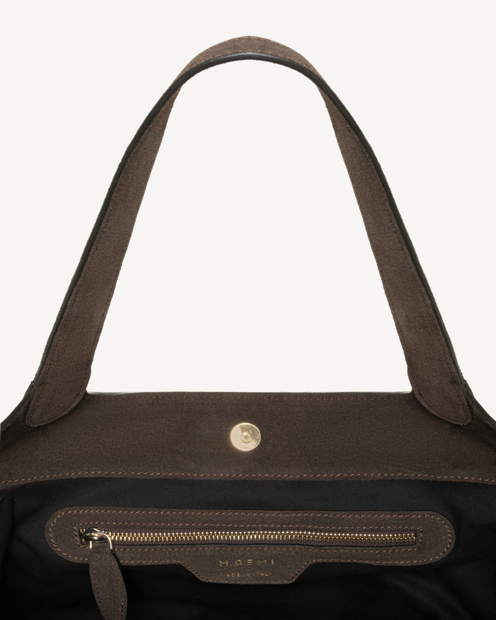 The Rigoletta - Chocolate - Suede - M.Gemi