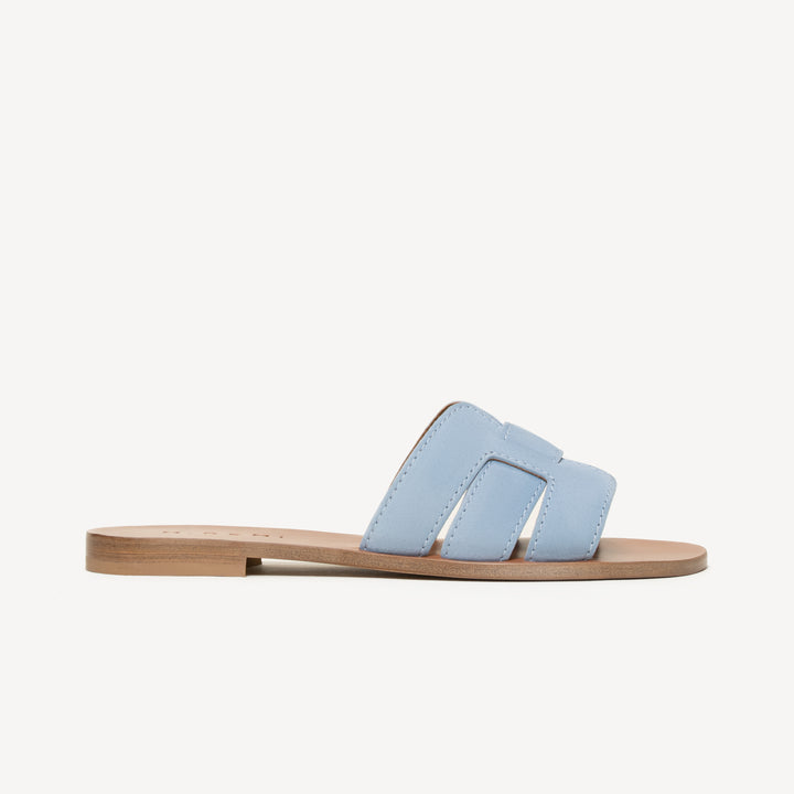 The Mafalda - Blue Denim - Suede - M.Gemi