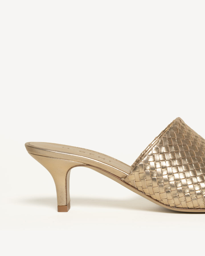 The Rosalba - Gold - Metallic - Leather - M.Gemi