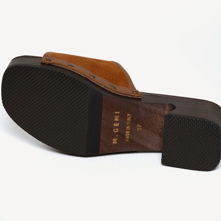 The Dora - Saddle - Suede - M.Gemi