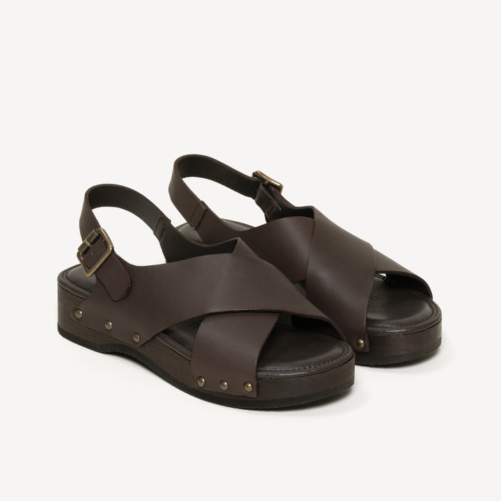 The Petra - Chocolate - Leather - M.Gemi