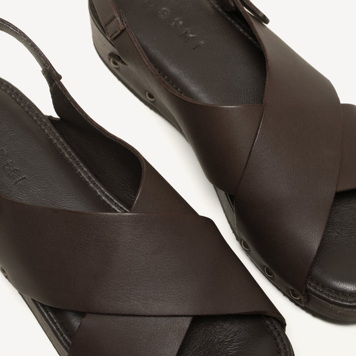 The Petra - Chocolate - Leather - M.Gemi