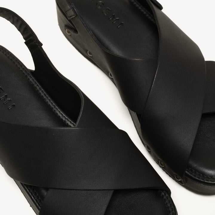 The Petra - Black - Leather - M.Gemi