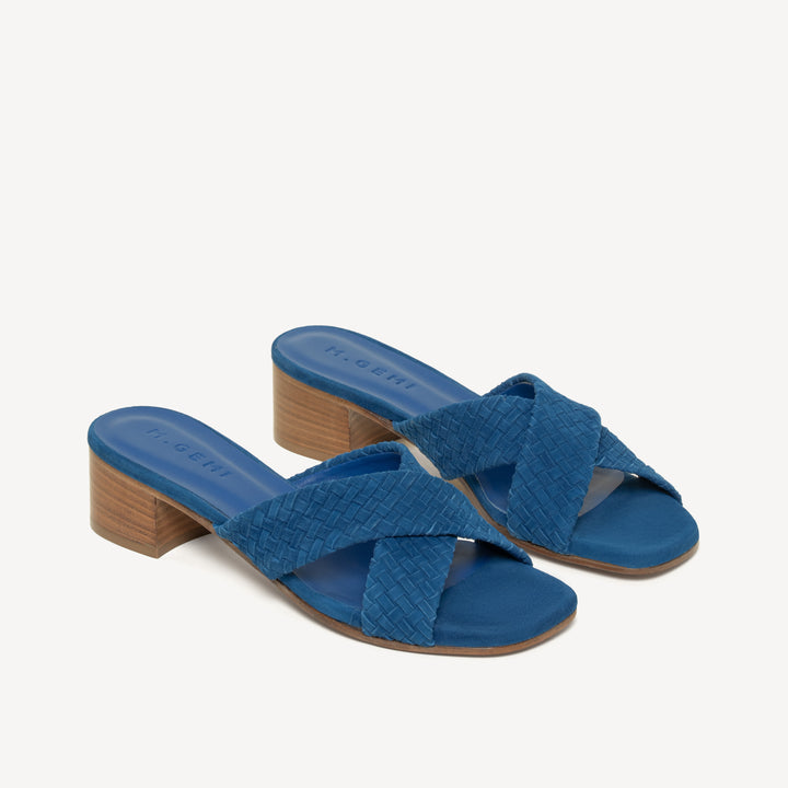 ムタ The Sandra - Navy - Suede - M.Gemi