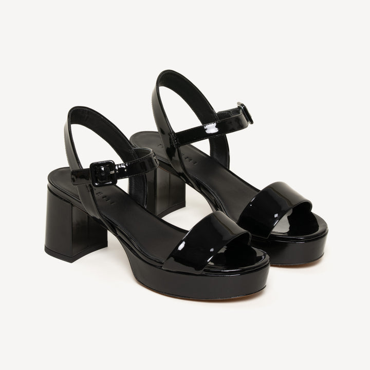 The Lizza Due - Black - Patent - M.Gemi