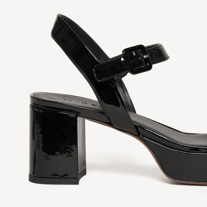 The Lizza Due - Black - Patent - M.Gemi