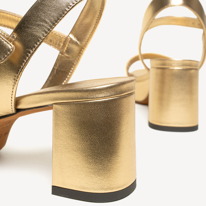 The Lizza Due - Gold - Metallic - Leather - M.Gemi