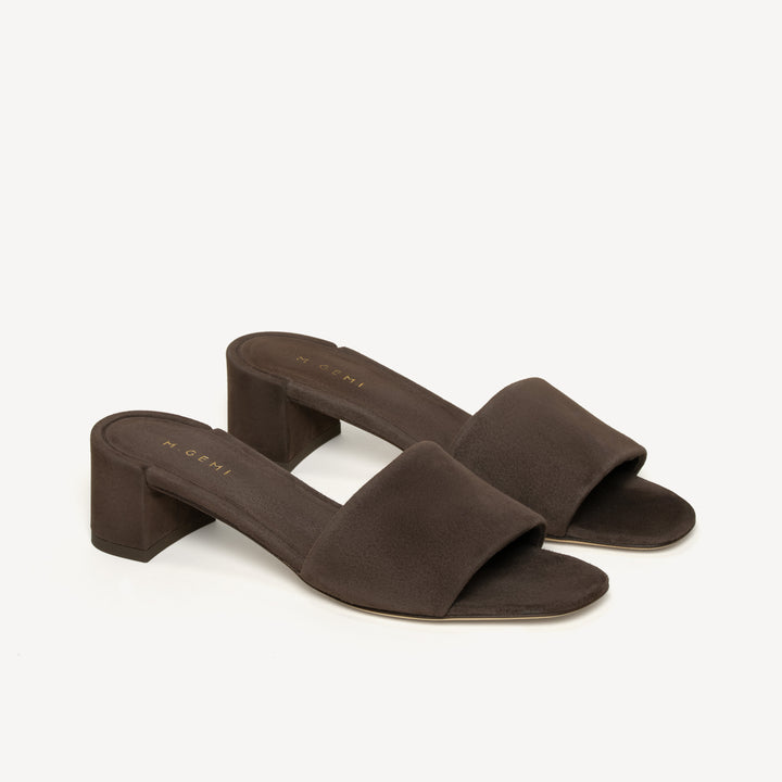 ＊MIEMaMa＊ The Lucia - Chocolate - Suede - M.Gemi