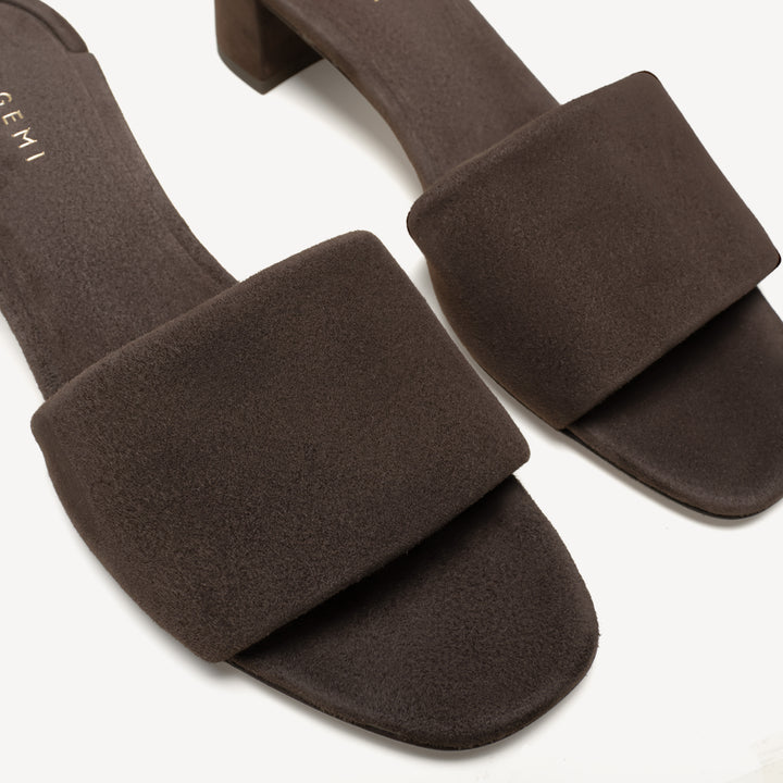 The Lucia - Chocolate - Suede - M.Gemi
