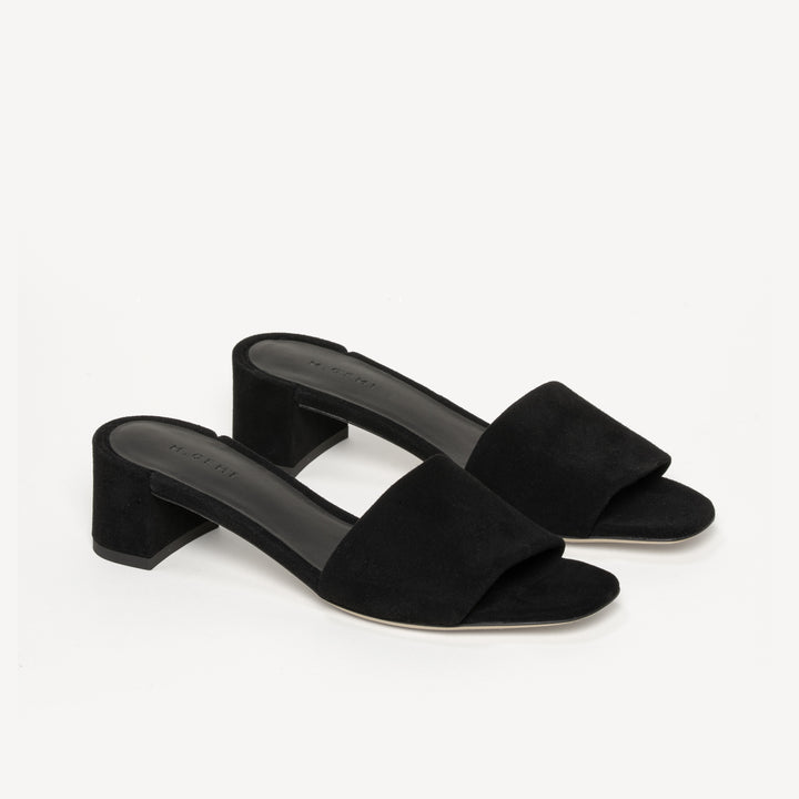 The Lucia - Black - Suede - M.Gemi