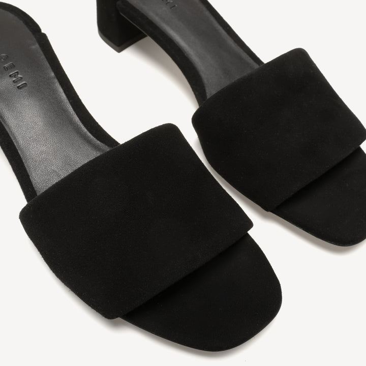 The Lucia - Black - Suede - M.Gemi
