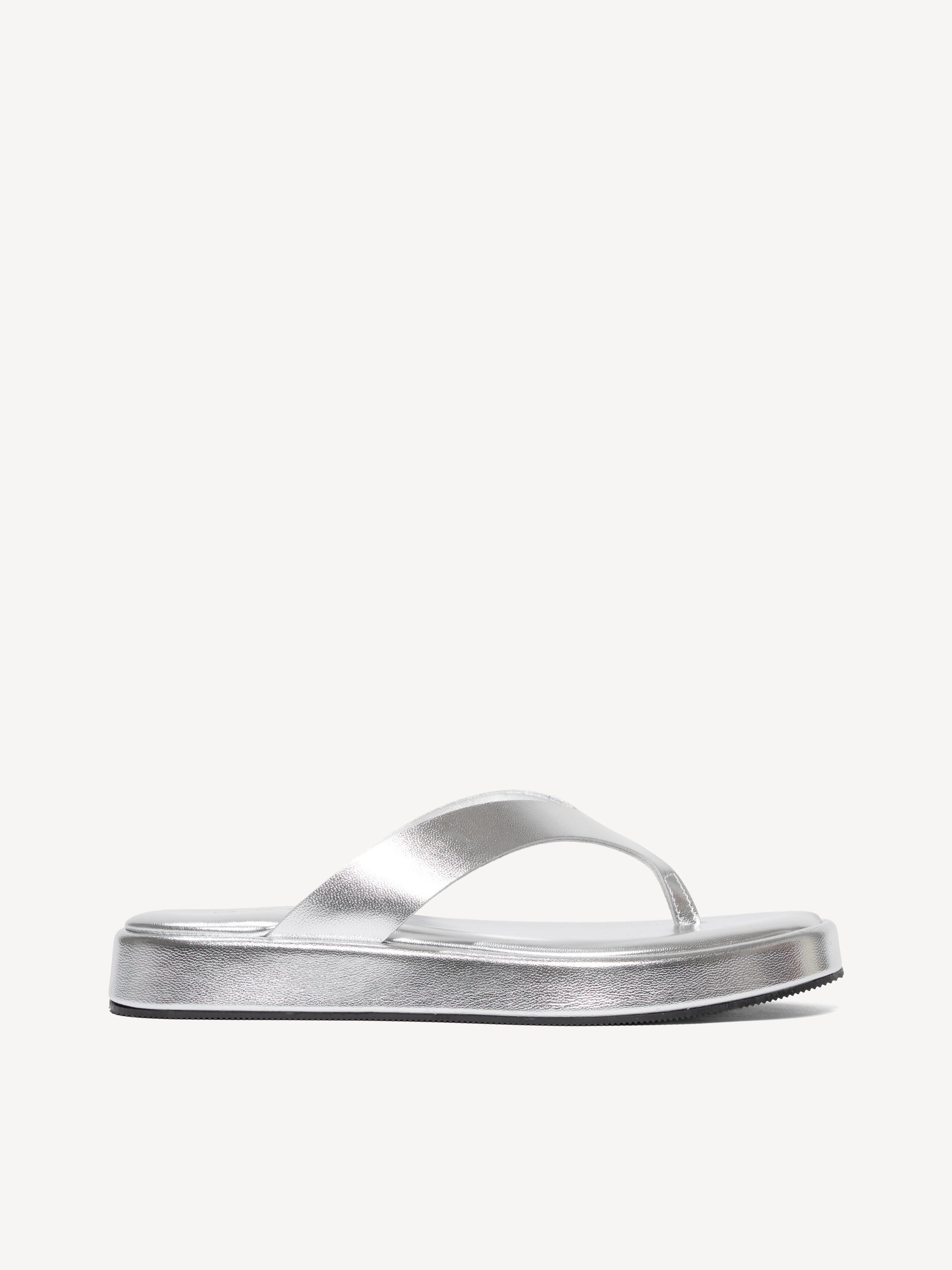 The Lido - Silver - Metallic - Leather - M.Gemi