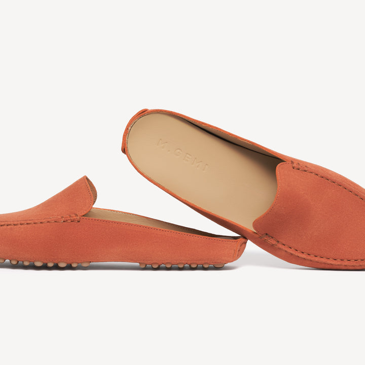 The Felize Mule - Orangina - Suede - M.Gemi