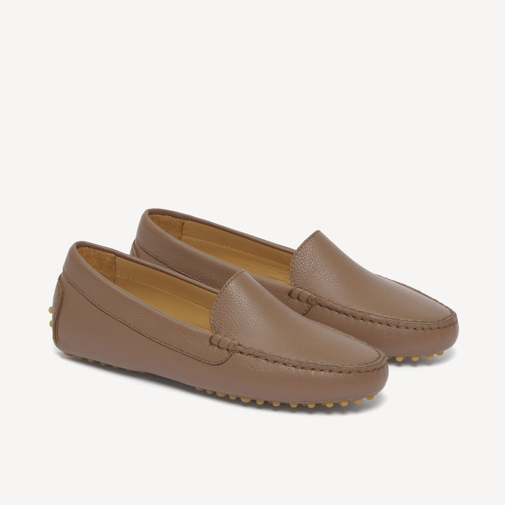 The Felize Tumbled Leather - Milk Chocolate - Tumbled Leather - M.Gemi