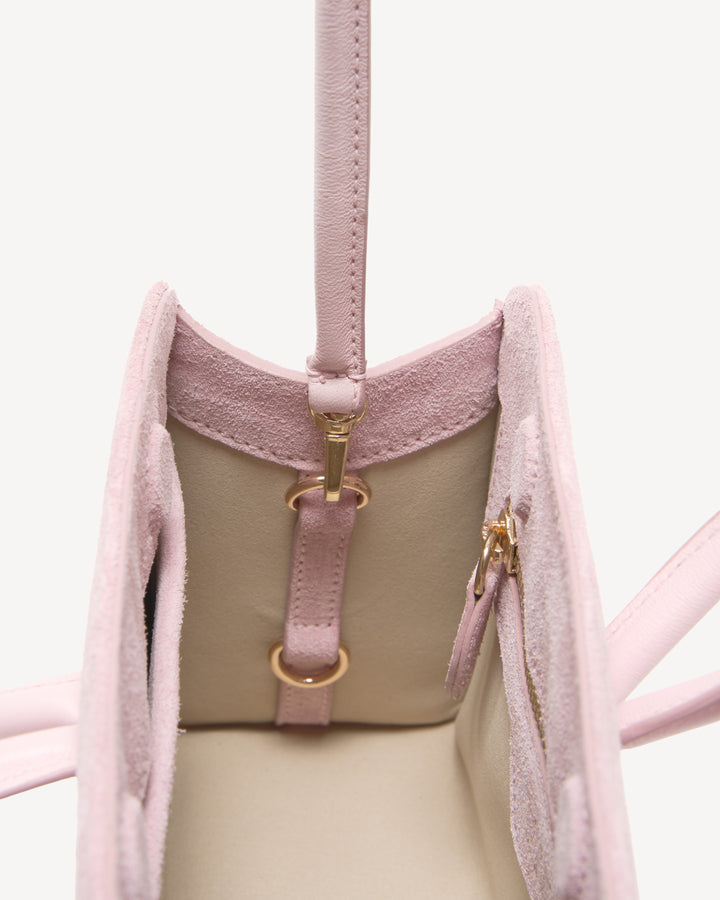 The Doppio - Ballet Pink - Suede and Leather - M.Gemi