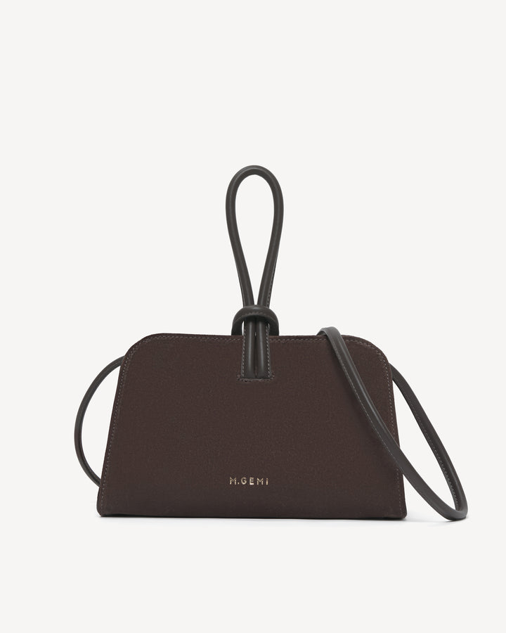 The Doppio - Chocolate - Suede and Leather - M.Gemi
